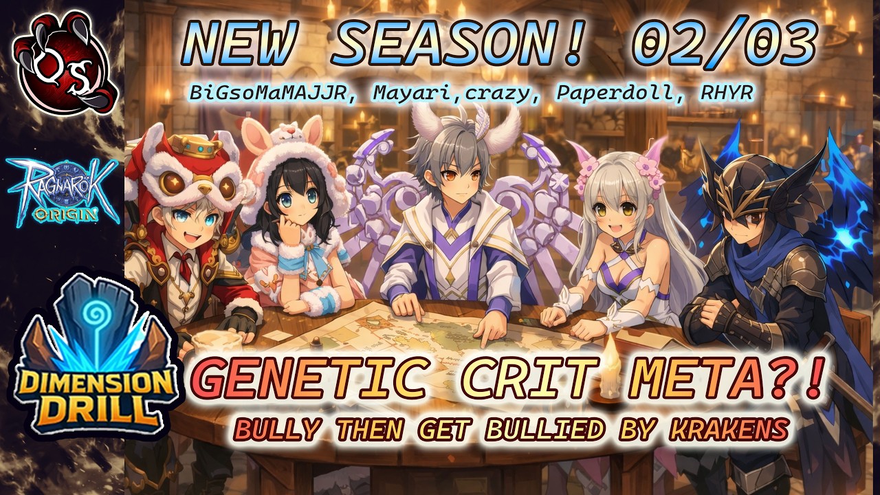 BULLY AND GET BULLIED! GENE CRIT META!! DIMENSION DRILL RESET 02/03 - CRAZY - RAGNAROK ORIGIN GLOBAL