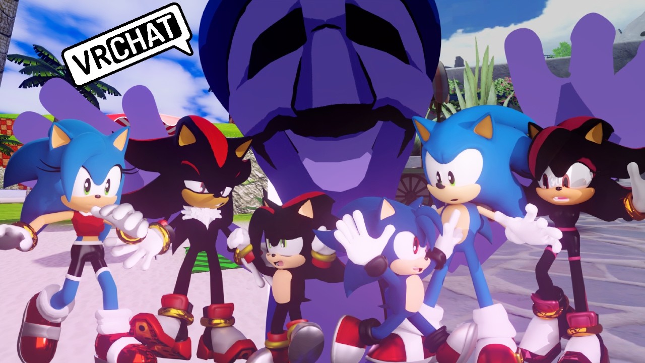 LITTLE ONES TROUBLE TANTRUM! SONIC & SHADOW BECOME DAD'S! MAJIN TROLLS! EPISODE 8! IN VR CHAT