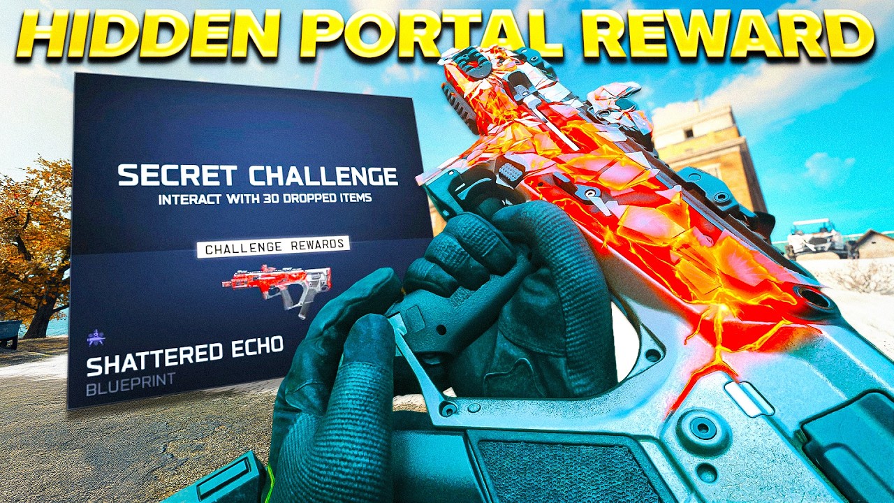 *НОВИНКА* СКРЫТЫЙ ЧЕРТЕЖ «РАЗРУШЕННОЕ ЭХО» РАЗБЛОКИРОВАН В WARZONE 💥 (Секретная пасхалка «Портал»...