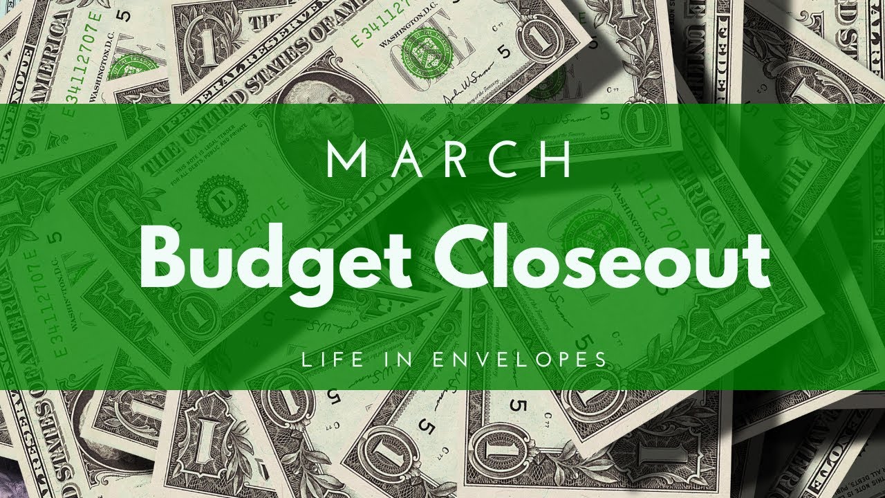 Closing Out My March Budget // The Budget Mom // Budget By Paycheck // Plum Paper