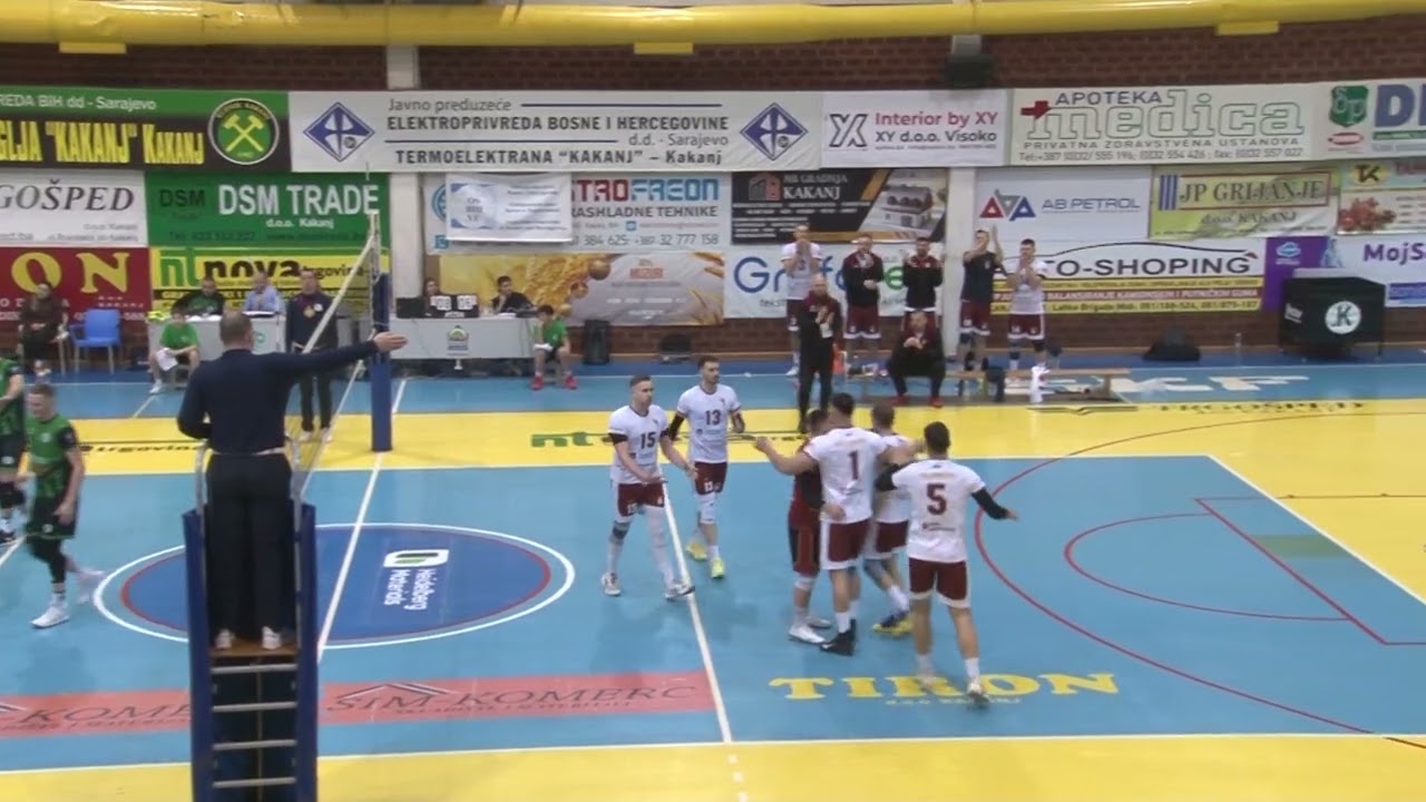 Premijer liga OSBiH za odbojkaše: OK Kakanj 78 - OK Bosna Sarajevo - 15.kolo