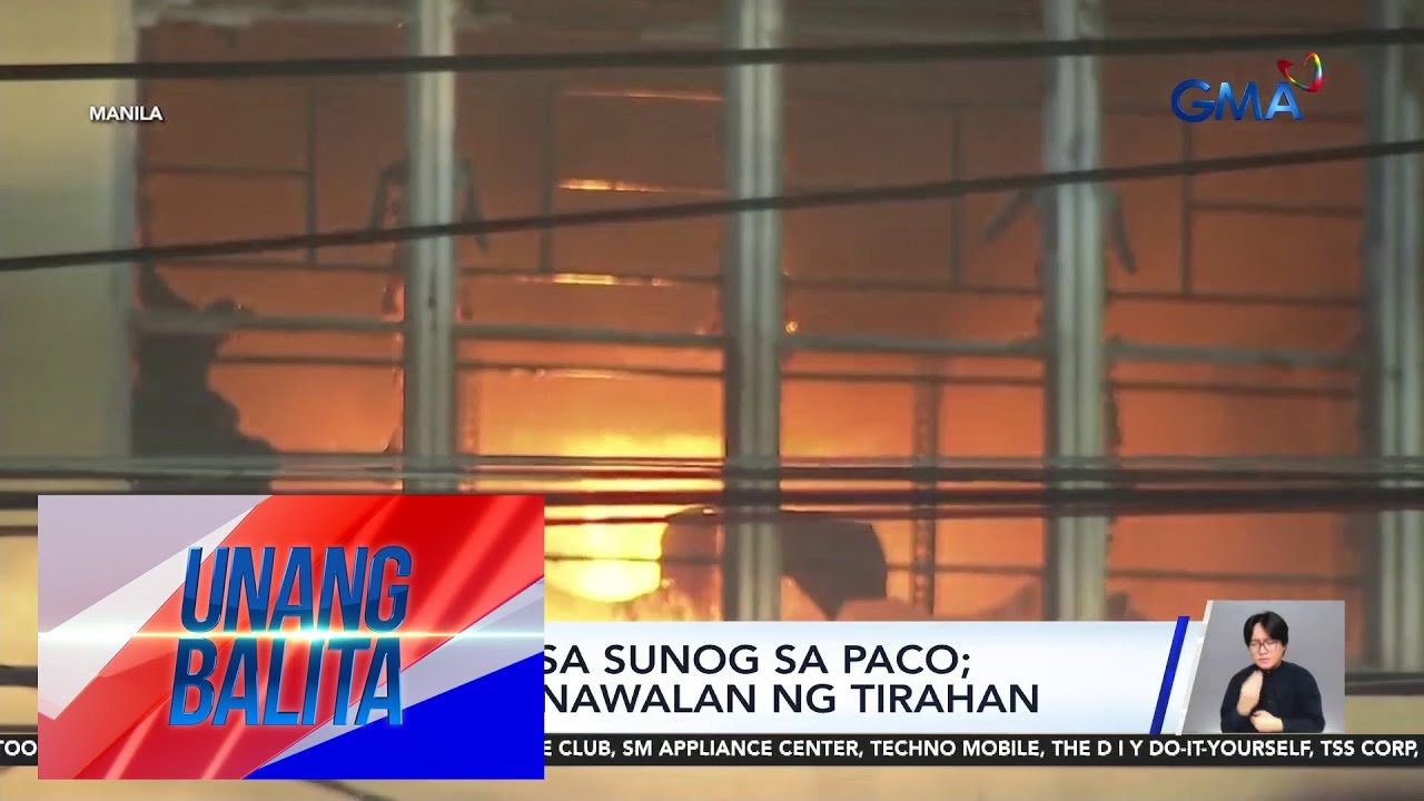 3, sugatan sa sunog sa Paco, Manila; 10 pamilya, nawalan ng tirahan | Unang Balita