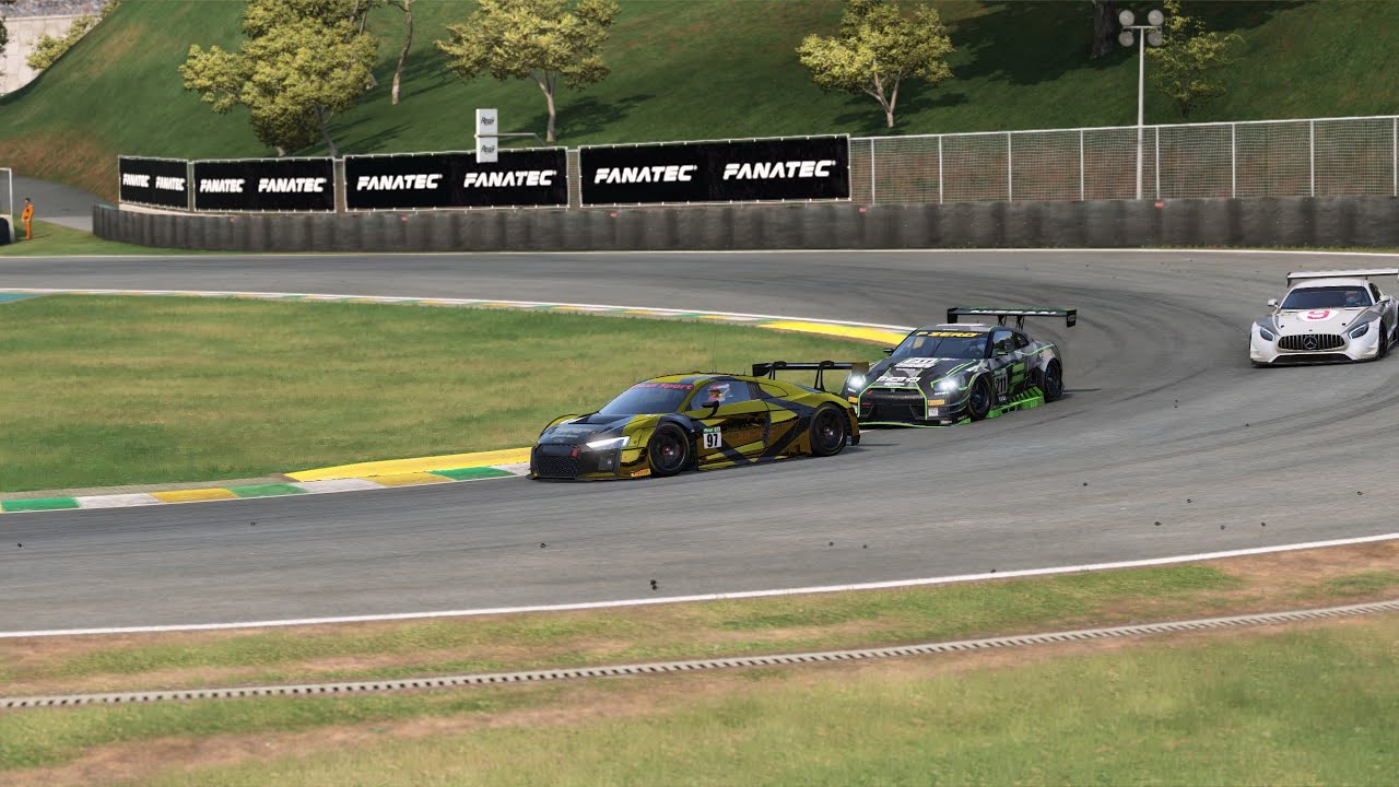 Race at Interlagos with the Audi gt3 1st!