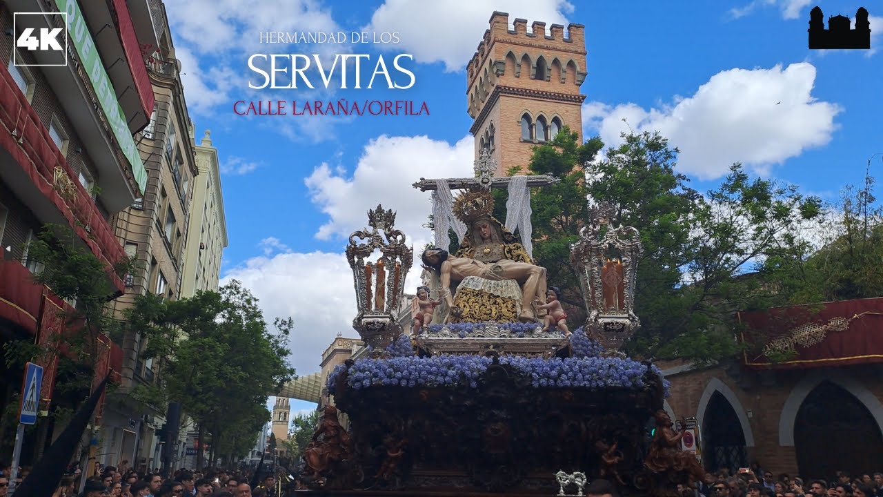 [4K] Hermandad de los Servitas por Laraña/Orfila | Sevilla 2025