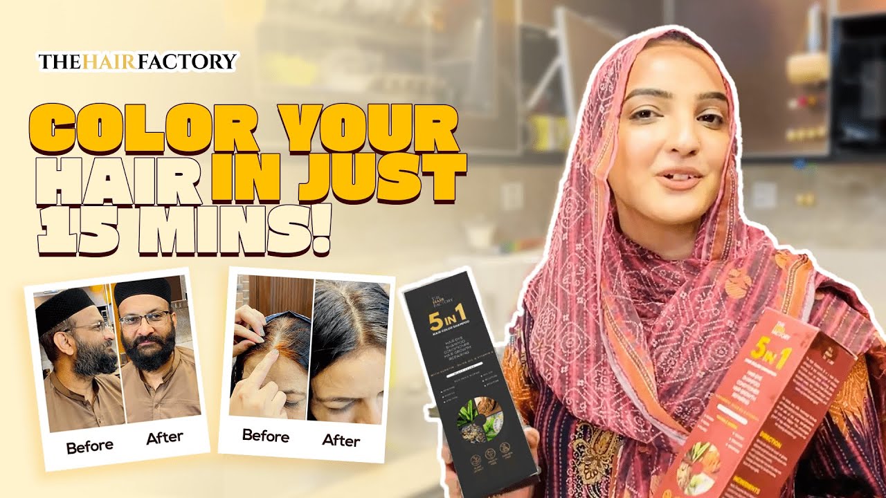 INSTANT HAIR COLOR SHAMPOO | Gives Complete Grey Coverage With 100% Color Accuracy In Just One Wash