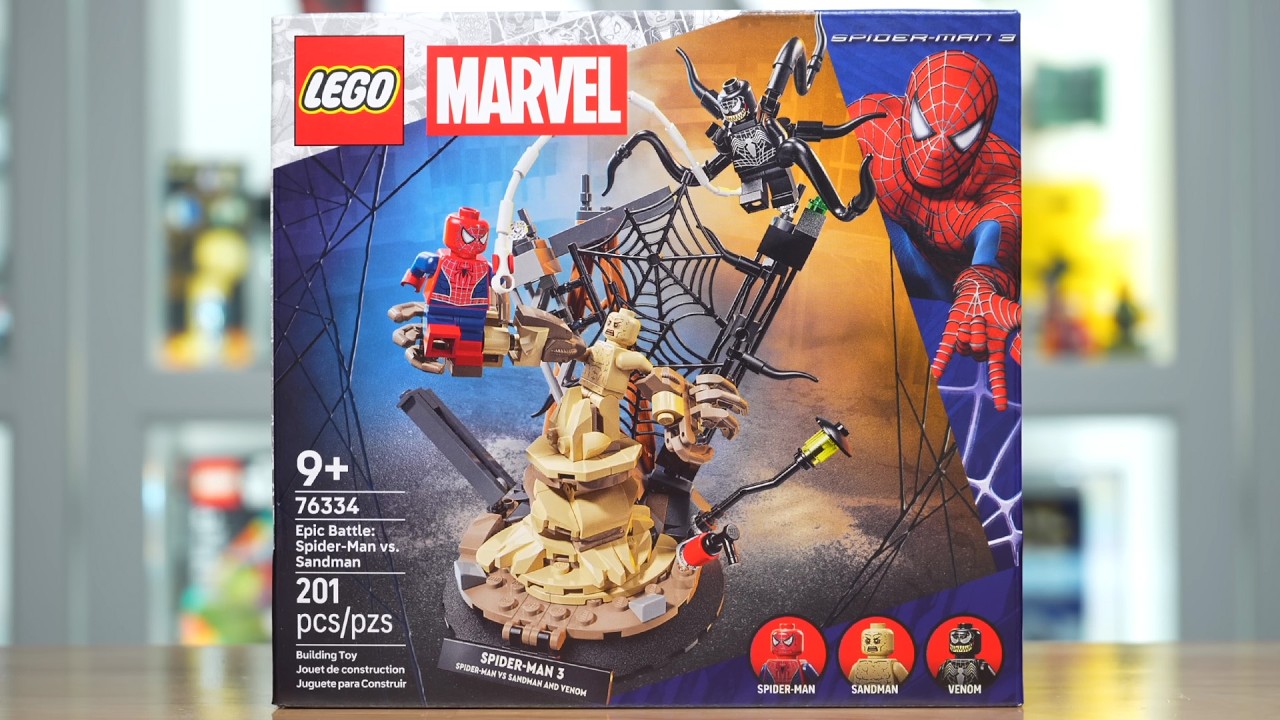 Обзор набора LEGO Marvel 76334 ЭПИЧЕСКАЯ БИТВА: ЧЕЛОВЕК-ПАУК ПРОТИВ ПЕСОЧНОГО ЧЕЛОВЕКА! (2026)