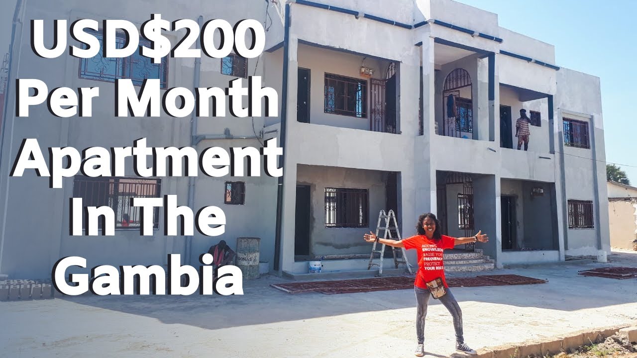 4 квартиры по 2 спальни в аренду в Гамбии. Цена 200 долларов США в месяц.