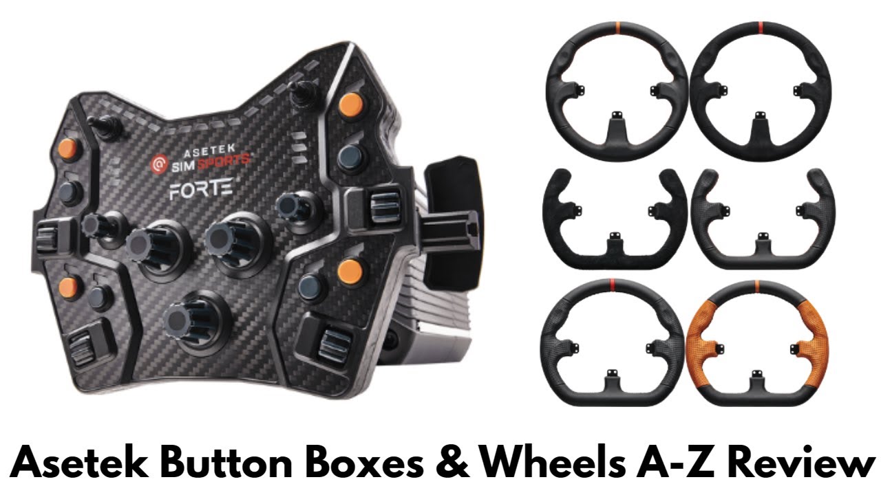 Asetek Button Boxes & Wheels A-Z Review [deutsch | english CC]