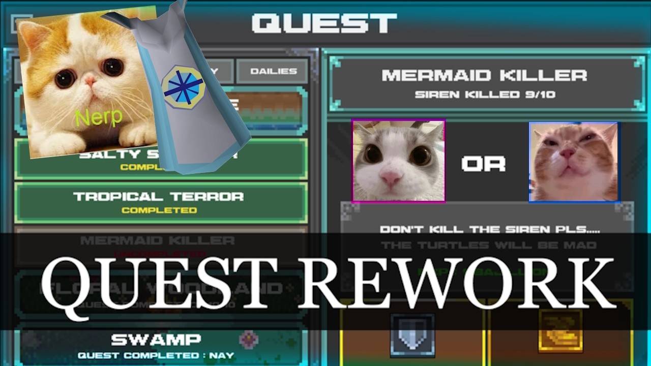 NEW WORLD BOSS🖌️🎨QUEST REWORK🤔❔The Meta MIGHT Be Cooked📉⚔️🥇🐈| PIXEL QUEST ROBLOX