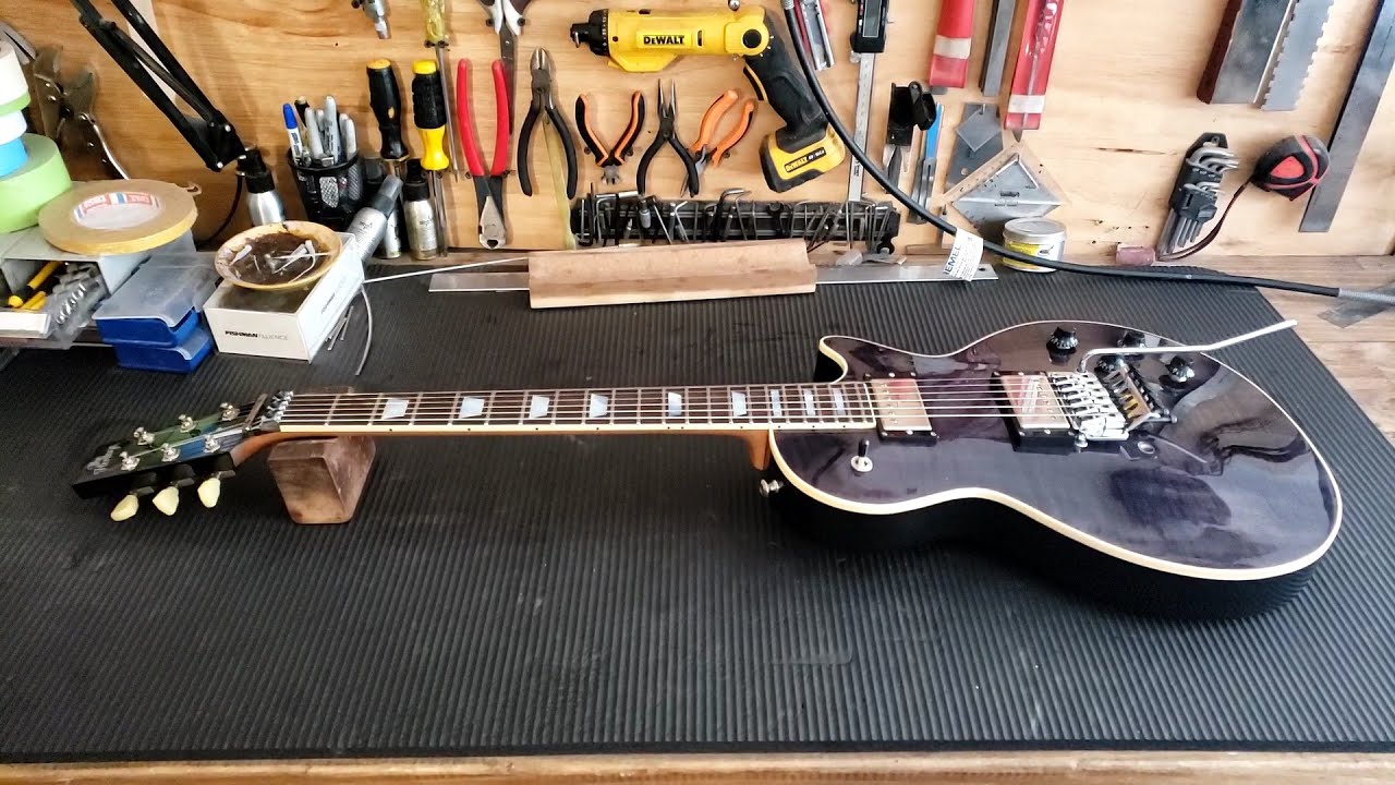 Instalación de Floyd Gotoh GE1996T en Heritage H-150 (Les Paul)