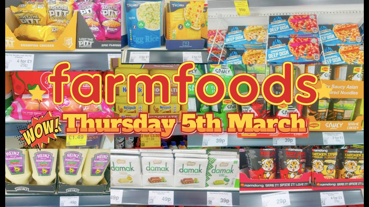 Farmfoods Bargains & Offers Thursday 5th March Uk Supermarket
