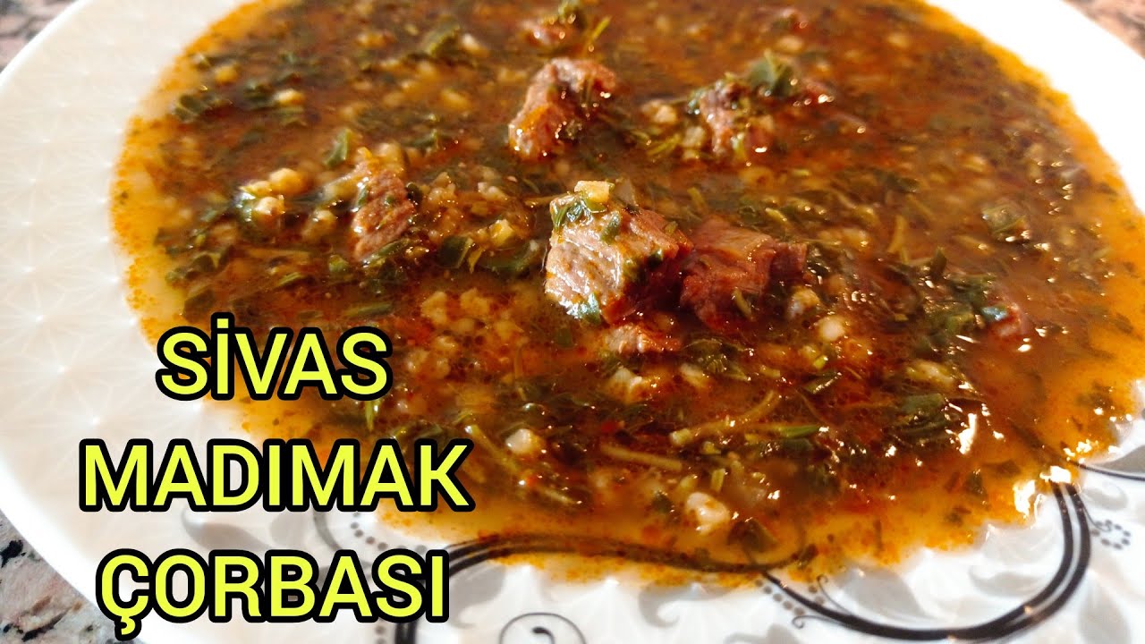 Herkes bilmez SİVAS'IN milli çorbası MADIMAK ÇORBASI🍵👏💯