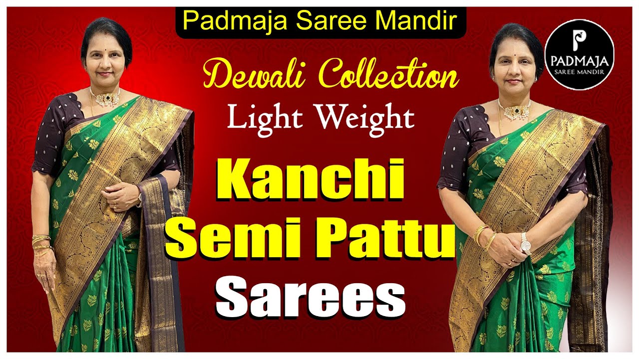 Budget Friendly Semi Kanchi Pattu Sarees | Padmaja saree Mandir #new #ytshorts #trending