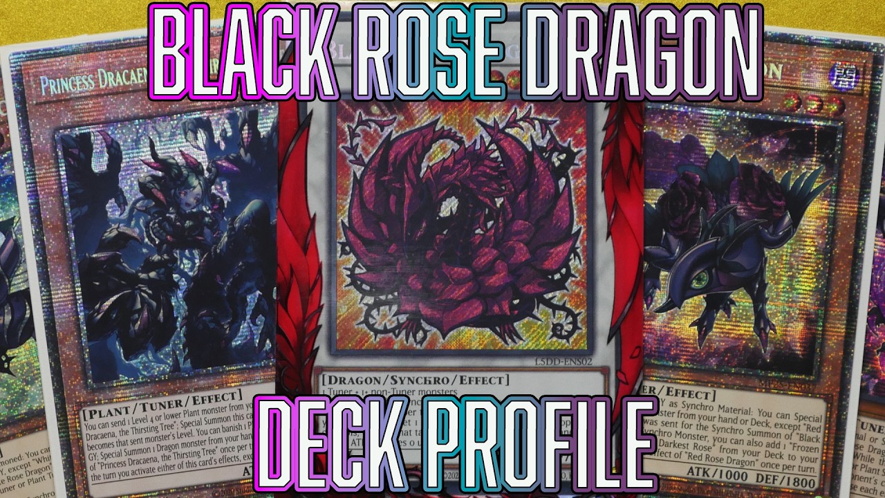 Yu-Gi-Oh! Black Rose Dragon Deck Profile Update