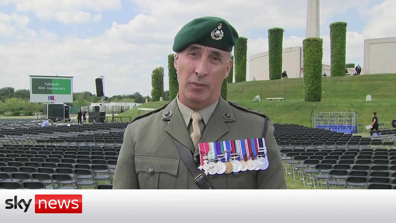 UK remembers Falklands 40th anniversary