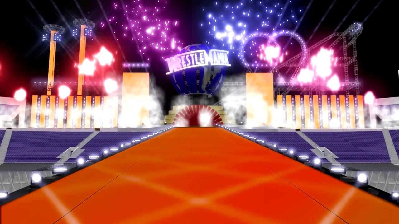 WWE WrestleMania 33 - Custom Pyro Animation