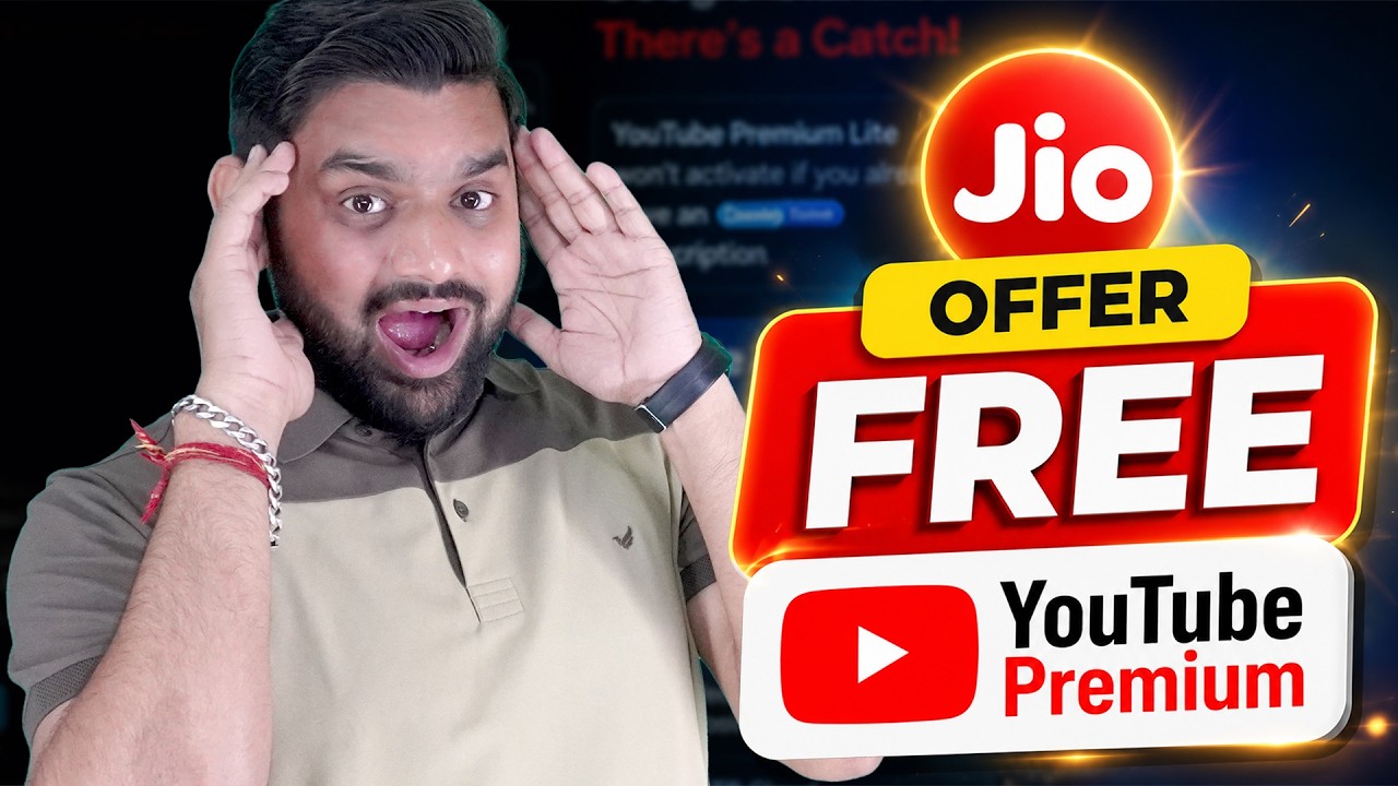 Jio Users को Free YouTube Premium | Jio FREE Google AI Pro Plan में YouTube Premium का बड़ा Catch 😱