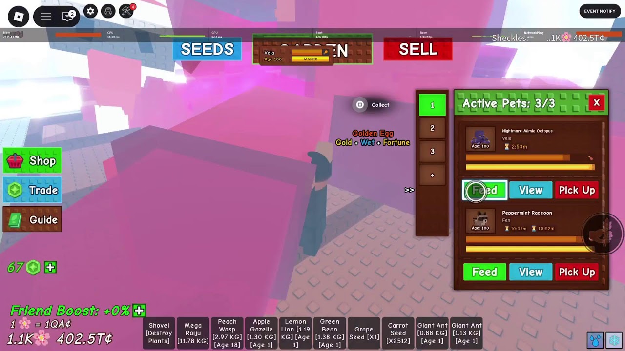 Trading in sab