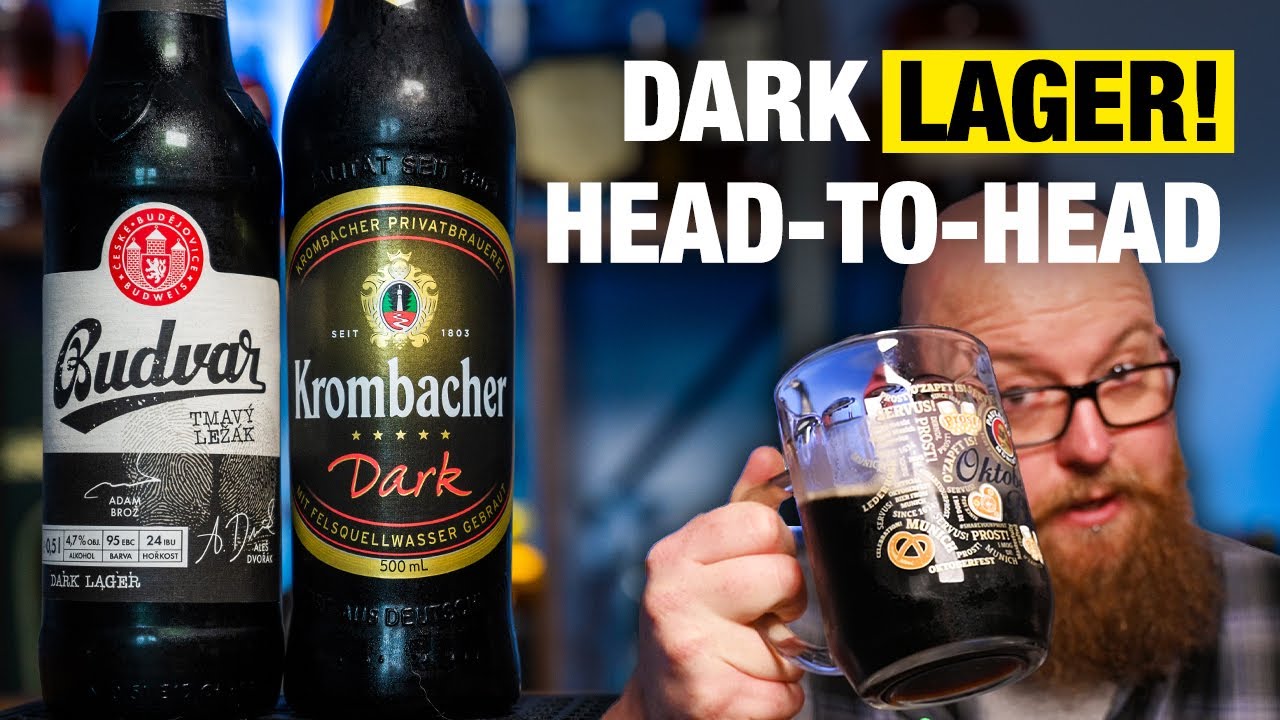 Budvar Dark vs Krombacher Dark: Czech vs German Dark Lager Taste Test