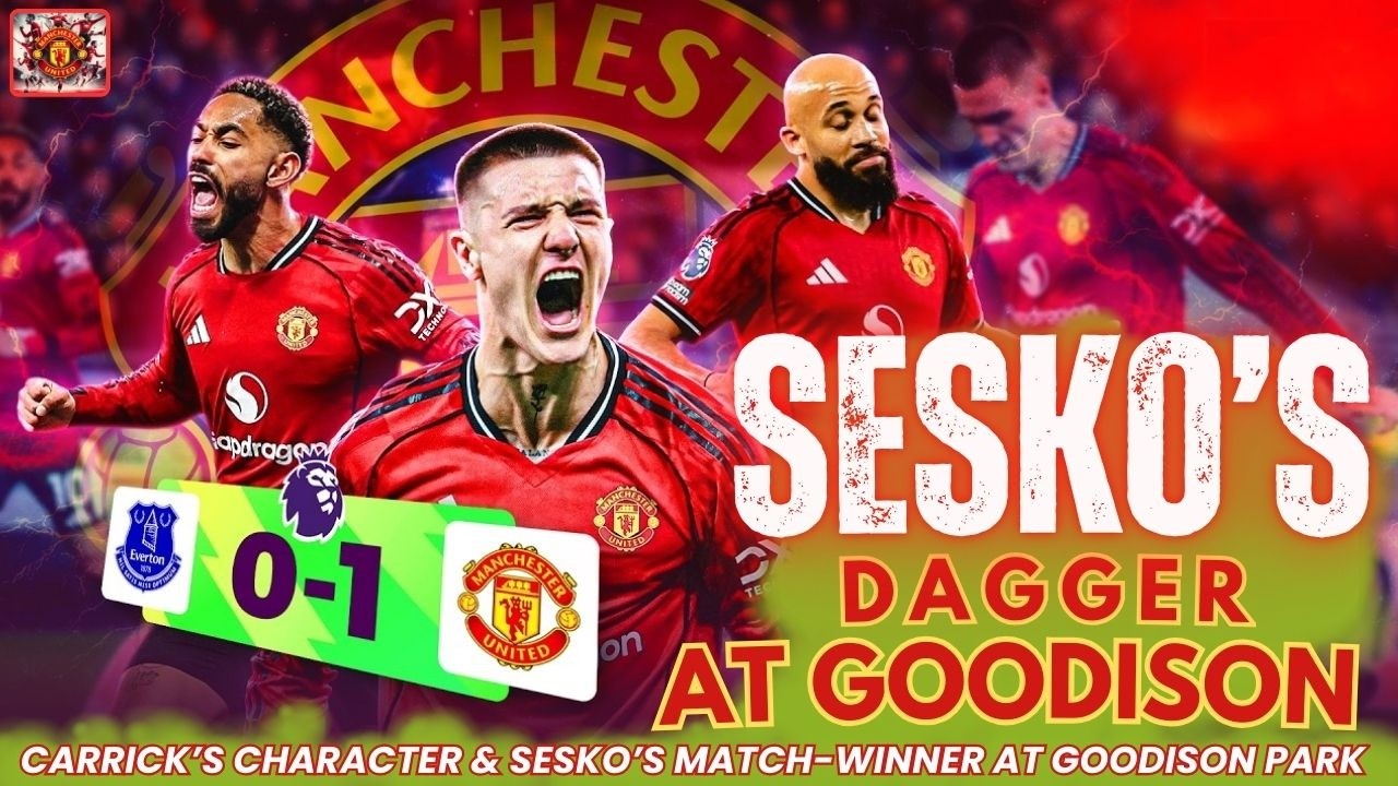 CARRICK’S CHARACTER & SESKO’S MATCH-WINNER AT GOODISON PARK