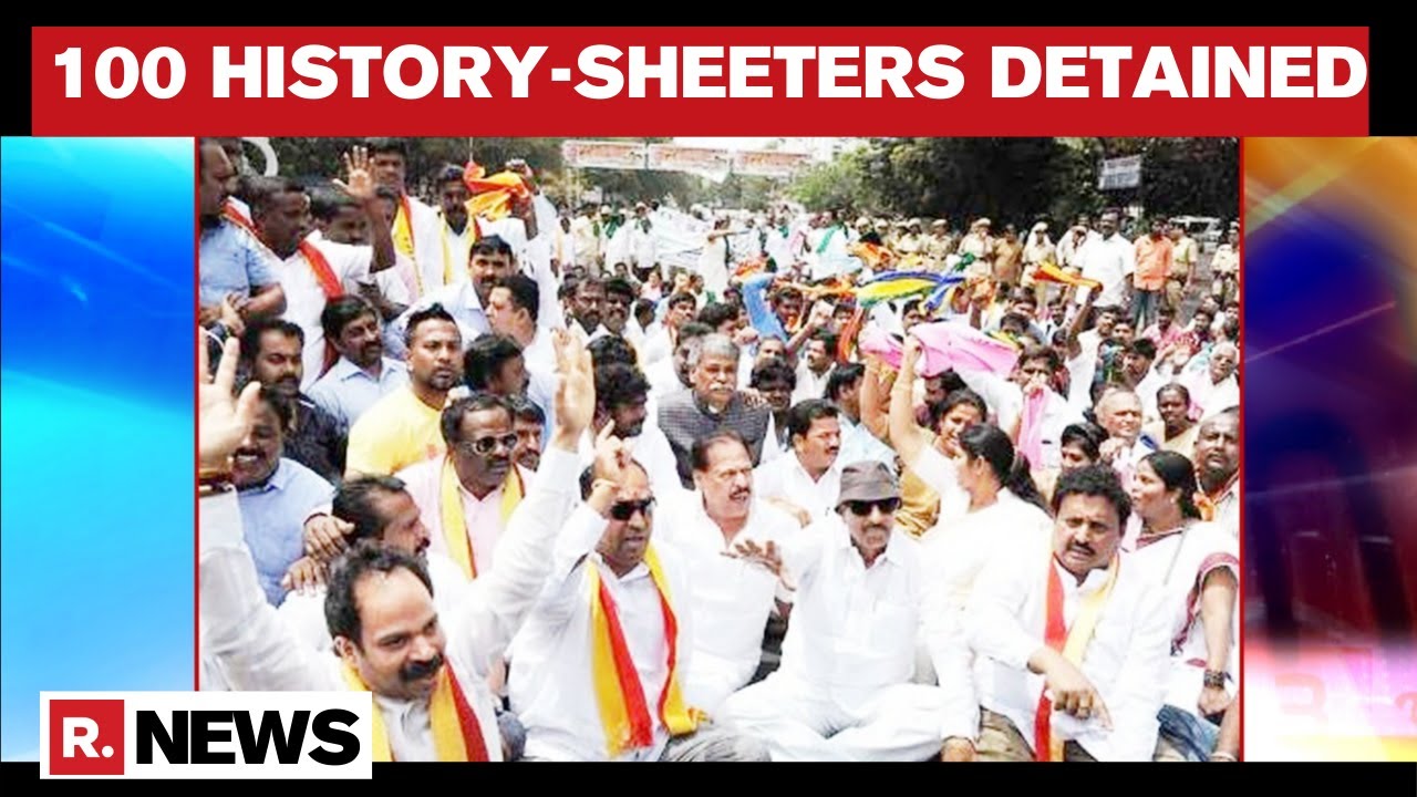 Pro- Kannada Activists Detained Ahead Of Karnatak Bandh