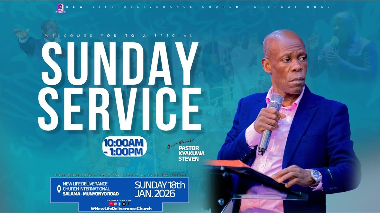🔴 SUNDAY MAIN SERVICE With PR. KYAKUWA STEVEN (26 DAYS OF FASTING & PRAYER) || 01 - 25th - 2026