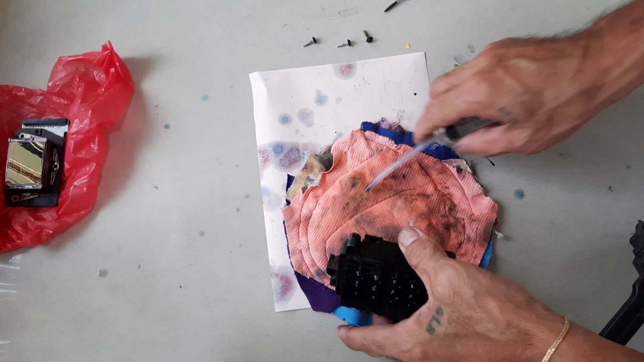 How to clean and declogged DX7 printhead - Large Format Printer