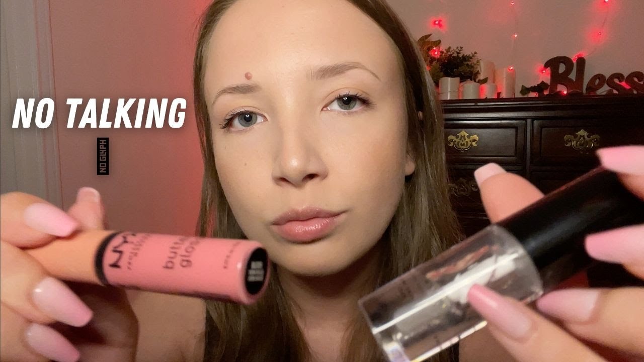 ASMR| Doing Your Makeup (JUST MOUTH SOUNDS😘 ~ NO TALKING🤫)
