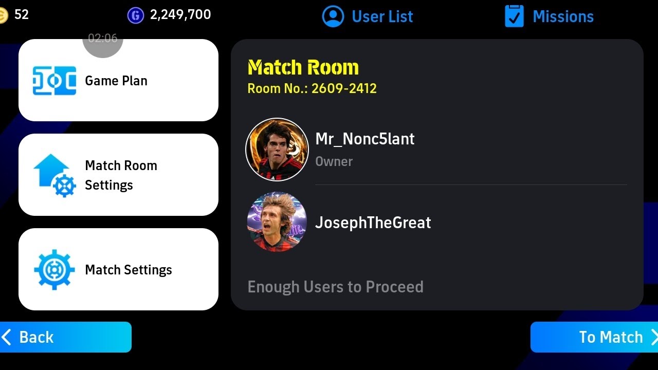 Mr_nonc5lant vs JosephTheGreat at 09.02.26 efootball 26 (5-2)