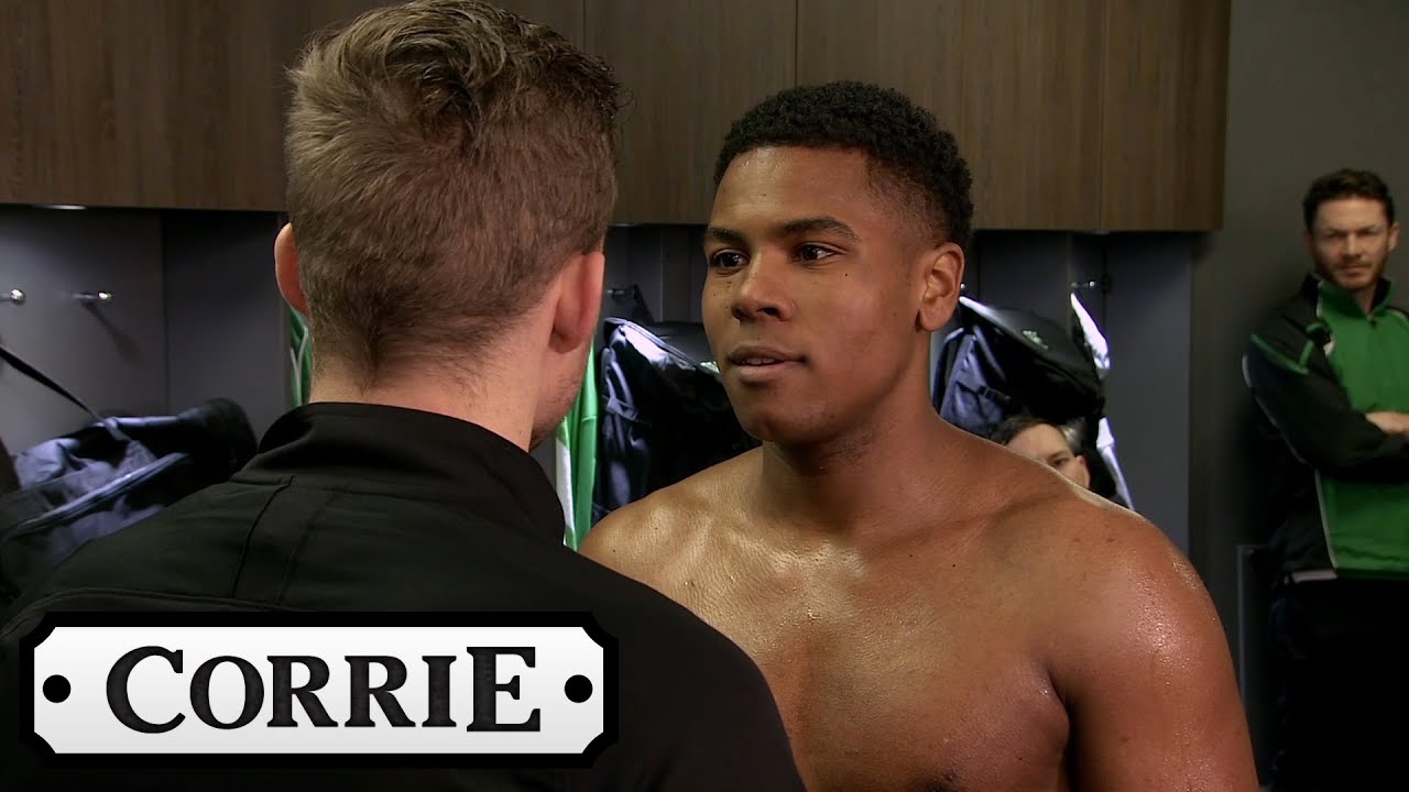 James Confronts A Team Mate Who Makes Digs About His Sexuality | Coronation Street