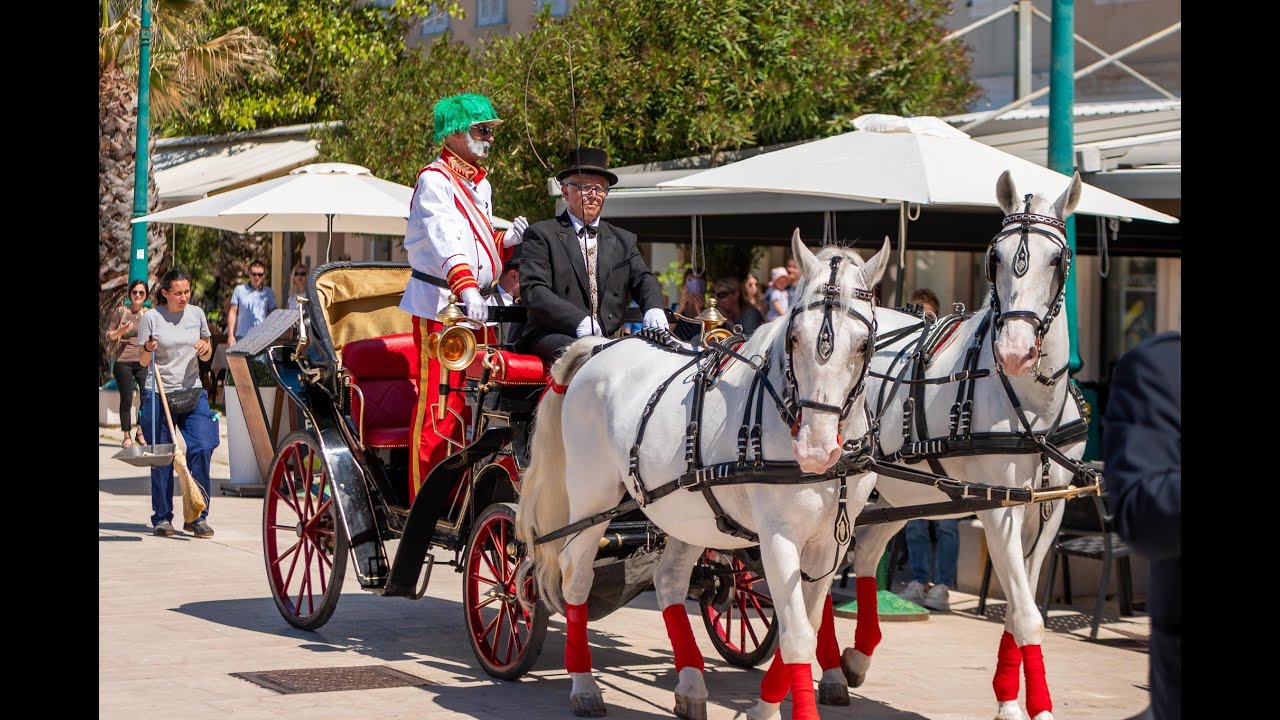 Re-enactment of the rrival of Emperor Franz Joseph on Lošinj