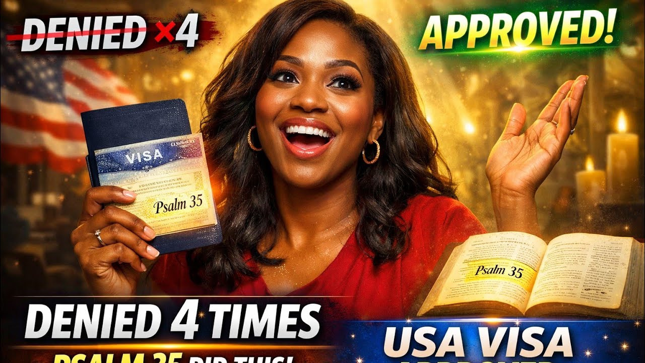 US Visa Approved After praying with Psalm 35 like This #psalms #world #miracles #usa #