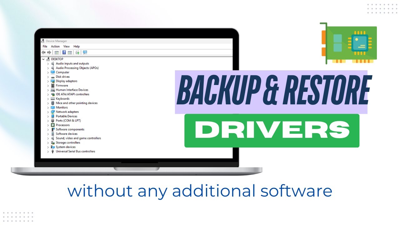 Backup & Restore Windows Drivers Without Any Additional Software | Easy Built-in Method