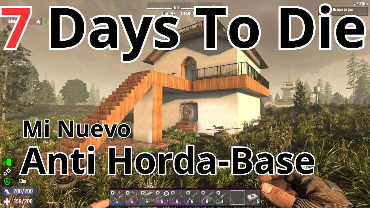 Mi Nuevo Anti Horda Base | 7 Days To Die V 2.3