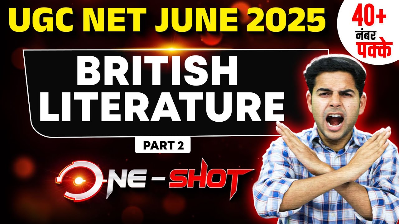 British Literature for UGC NET  | Part 2 | UGC NET English Literature | Literature Nukkad