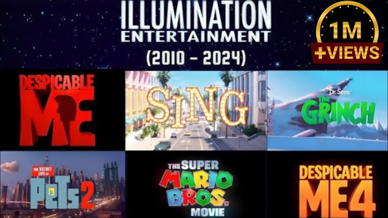 All Illumination Movies Title Cards (2010 - 2024) | THE ANIFAN