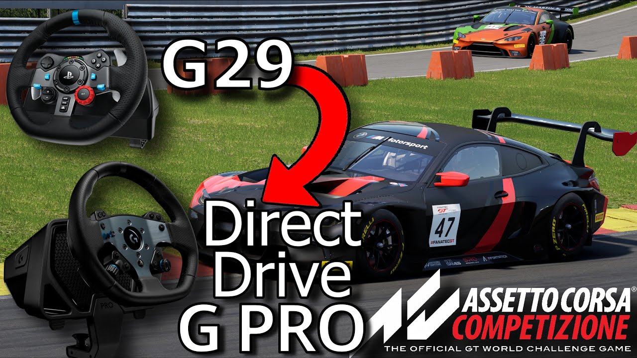 Do G29 para o G Pro Wheel no Assetto Corsa Competizione