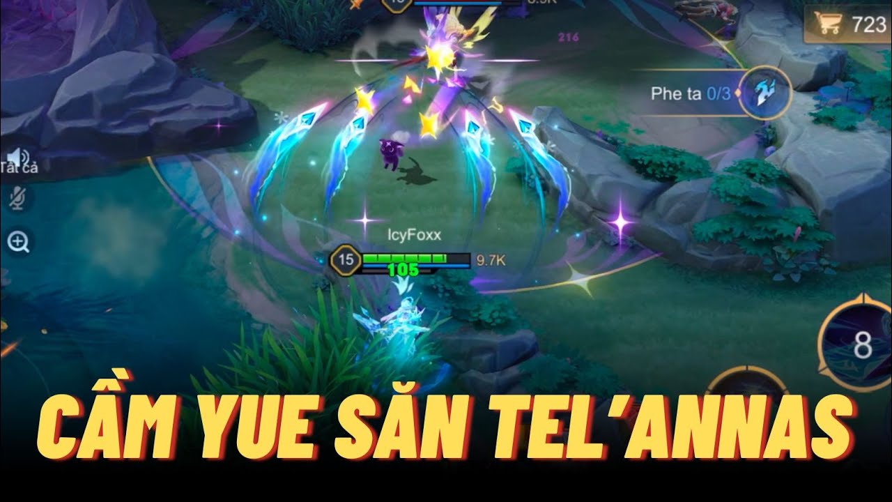 Icyfoxx cầm Yue săn Tel&rsquo;Annas từ đầu đến cuối trận l&oacute; mặt ra l&agrave; bị cắt | Li&ecirc;n qu&acirc;n