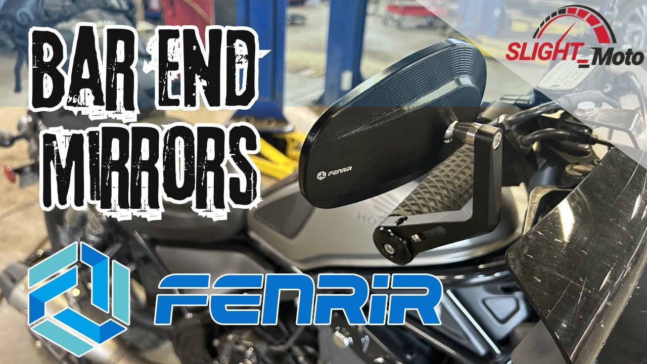 Fenrir - Bar end Mirror install on the Rebel 500 (CMX500)