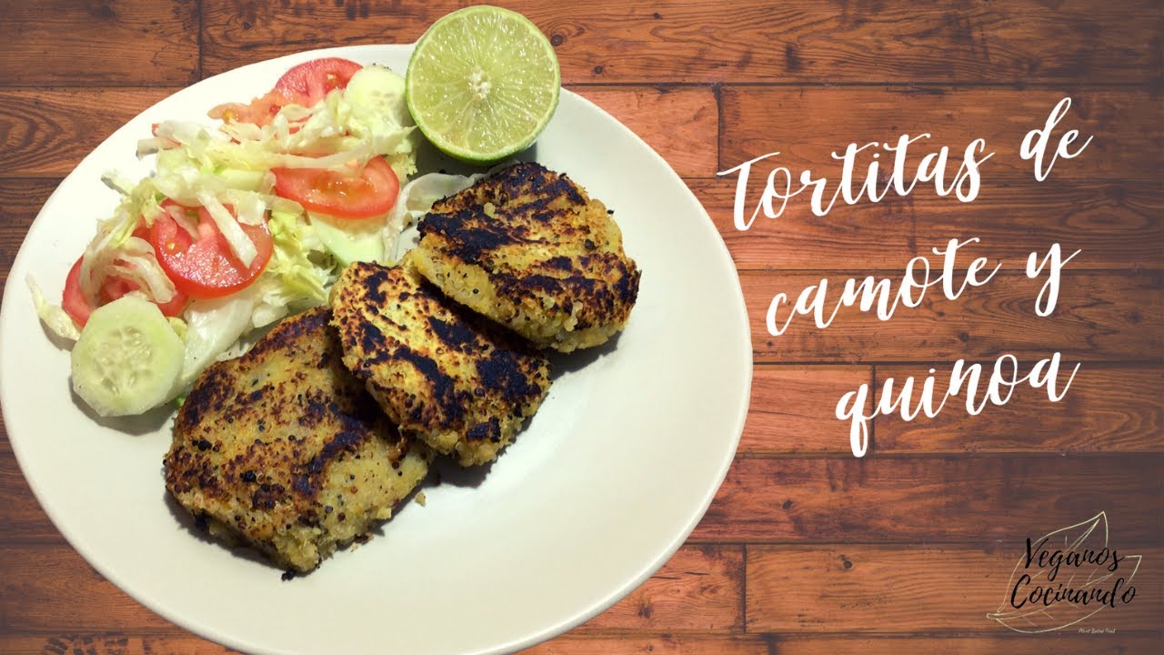 TORTITAS DE CAMOTE Y QUINOA