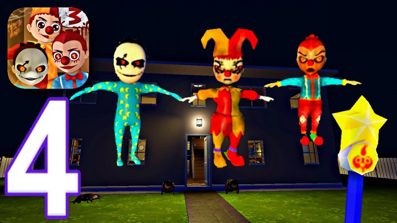 Horror Scary Baby Kids House 3 - Gameplay Walkthrough Part 4 - Full Game (iOS, Android)