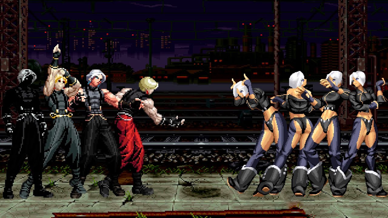 [KOF Mugen] Adel Bernstein Team vs Angel Team