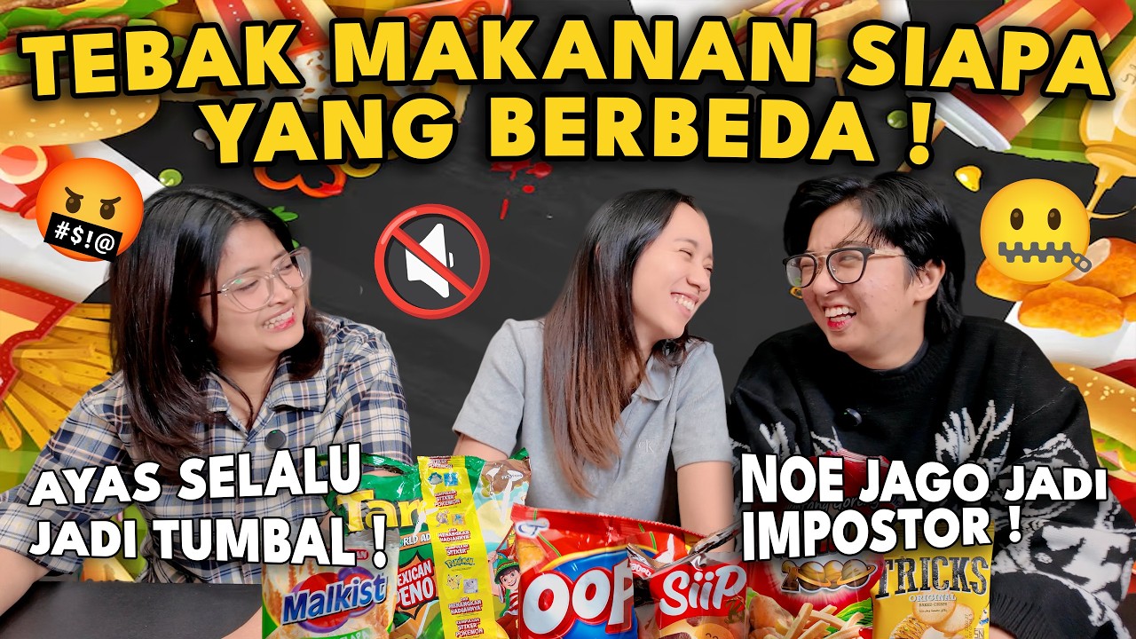 TEBAK MAKANAN SIAPA YANG BERBEDA !