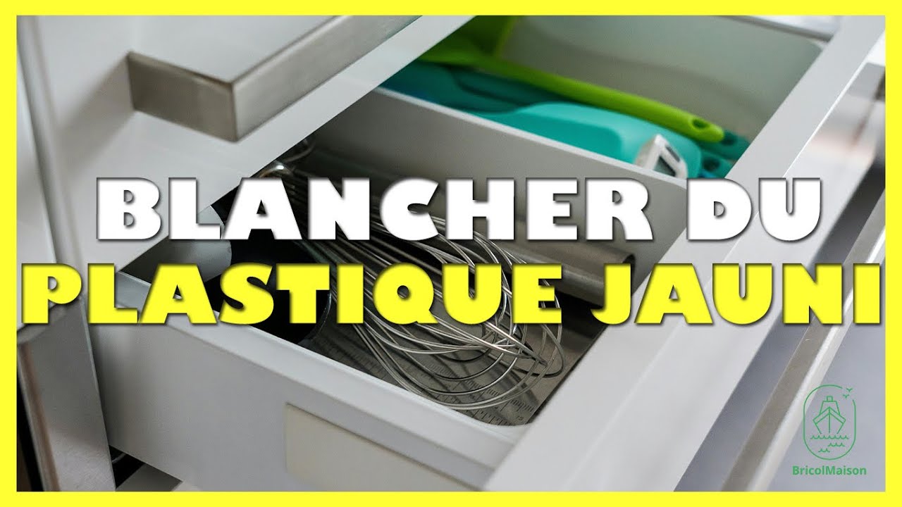Comment blanchir du plastique jauni
