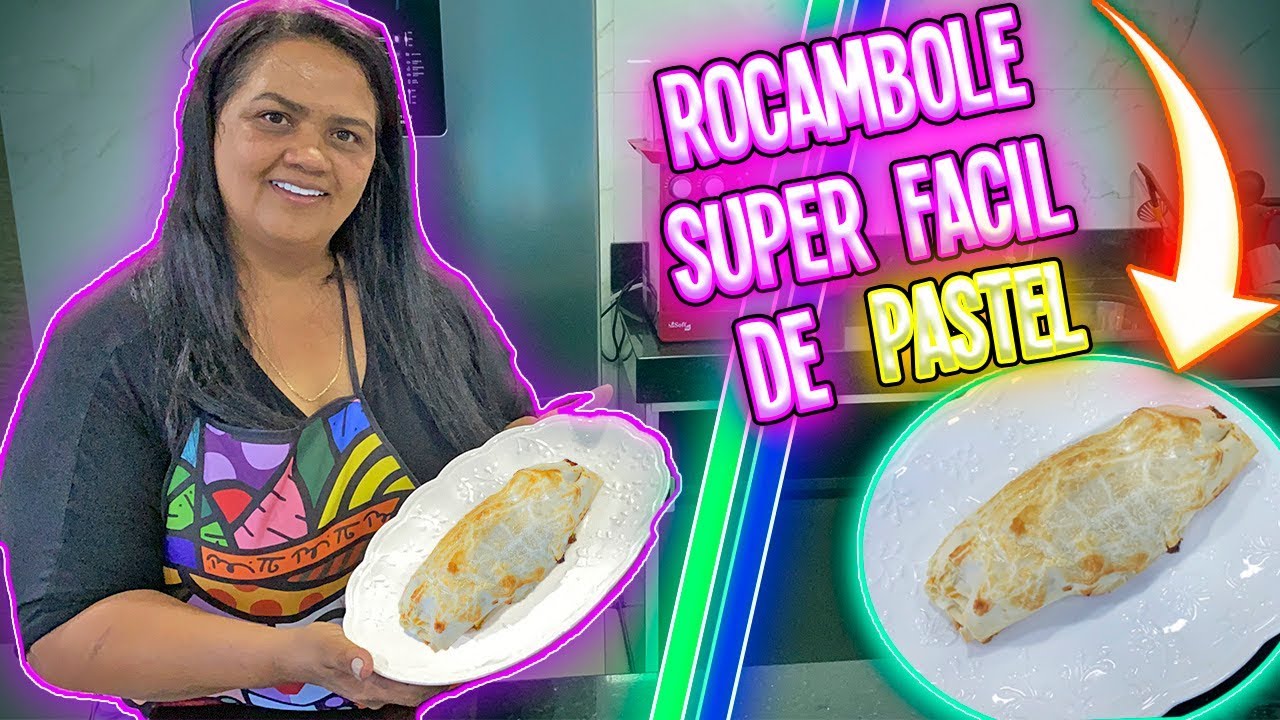 ROCAMBOLE SUPER FÁCIL DE PASTEL !!!