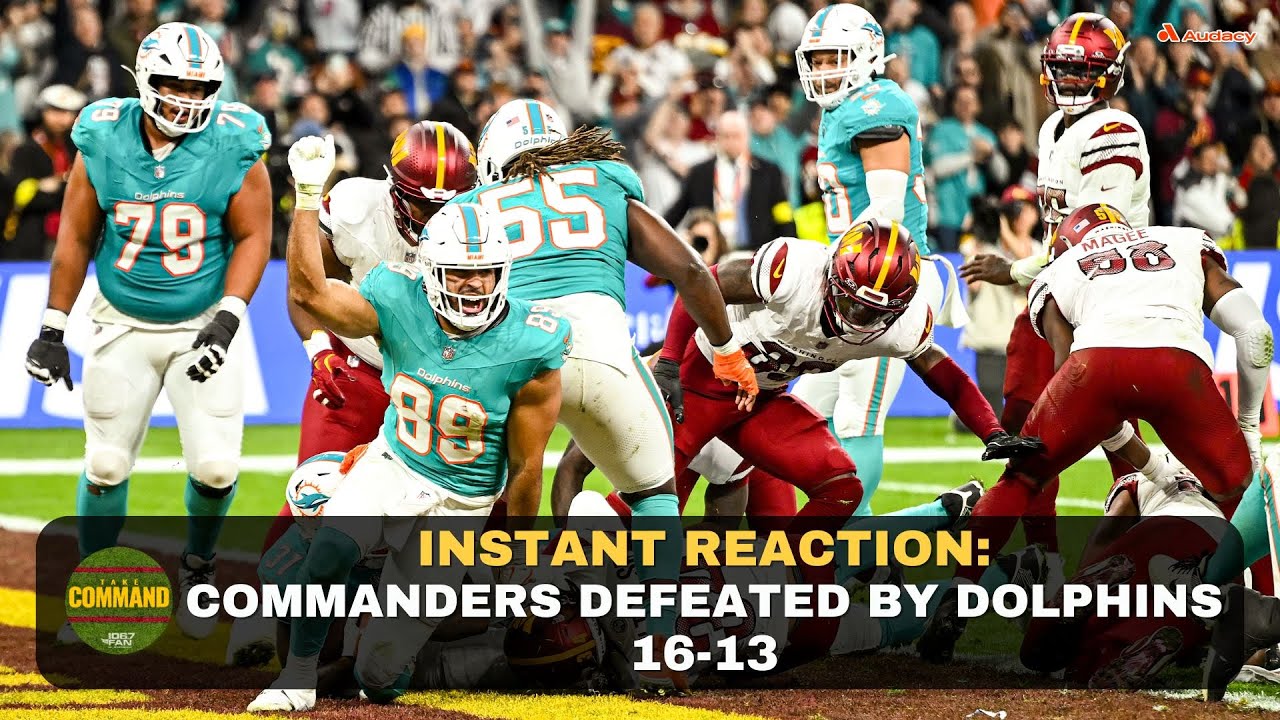 Commanders Defeated By Dolphins 16-13 | Take Command