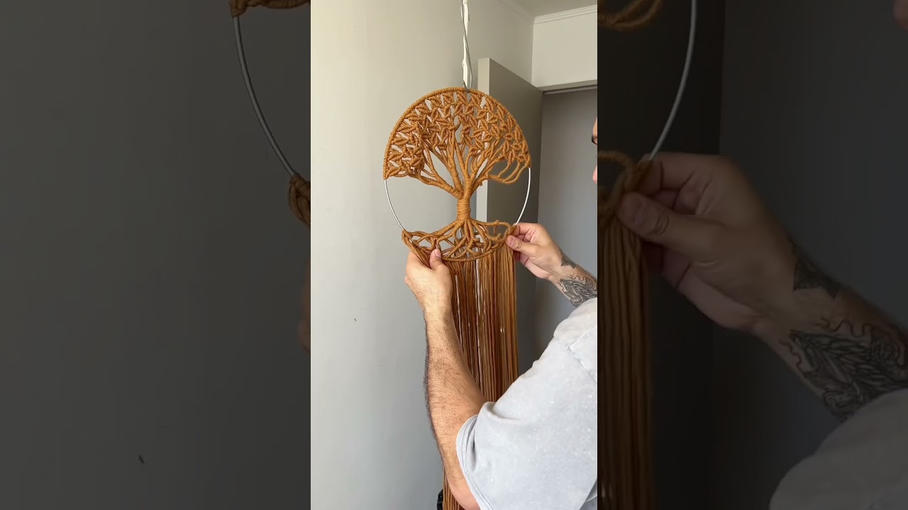 🌳 &Aacute;rbol de la vida ✨ #macrame #arboldelavida #macrametutorial