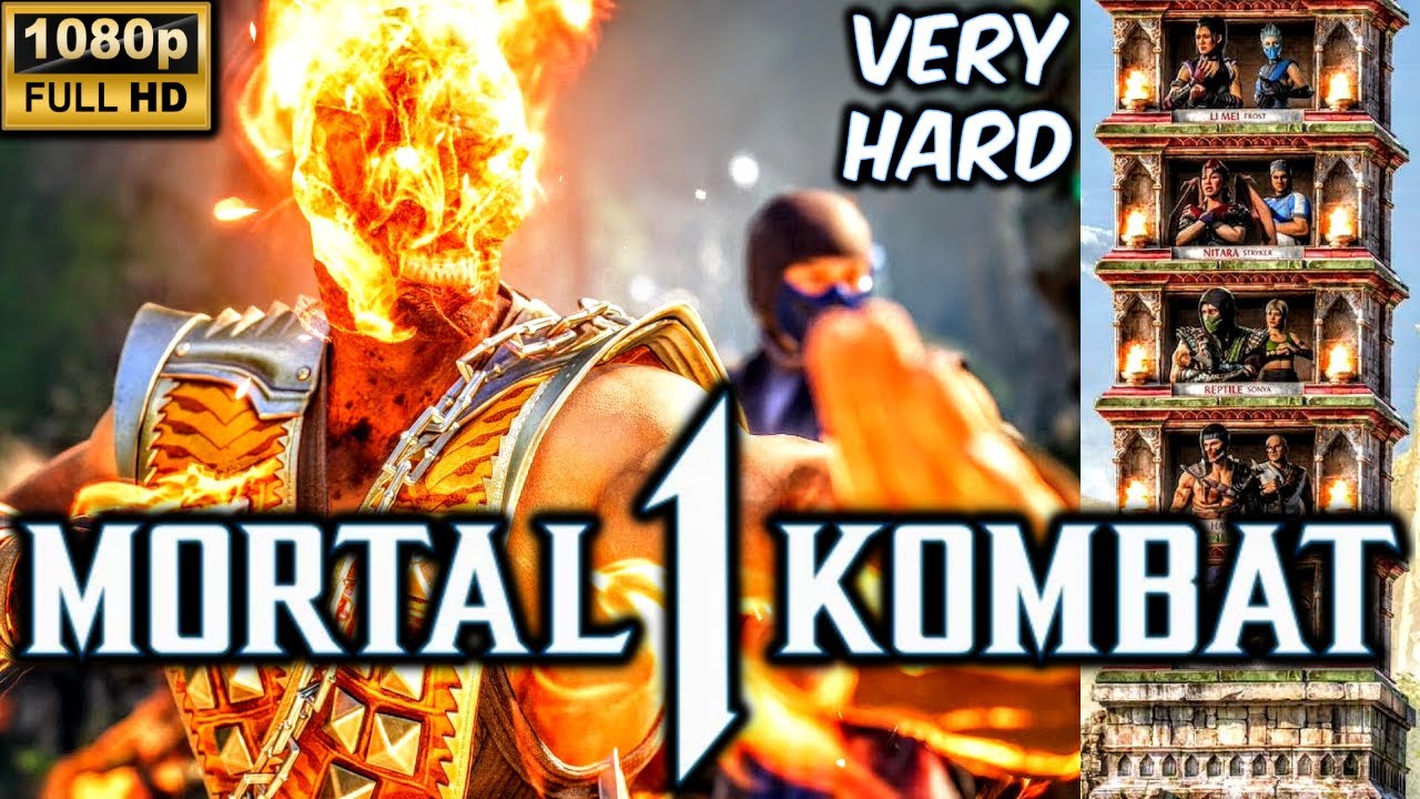 MK1 *DEADLY ALLIANCE SCORPION* VERY HARD KLASSIC TOWER GAMEPLAY!! (SUB ZERO AS KAMEO) 1080p 60 FPS