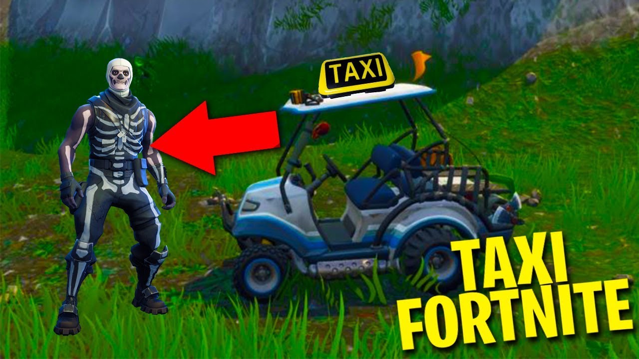 CHALLENGE TAXI EN FORTNITE *MINIJUEGO* - RETO TAXISTA FORTNITE