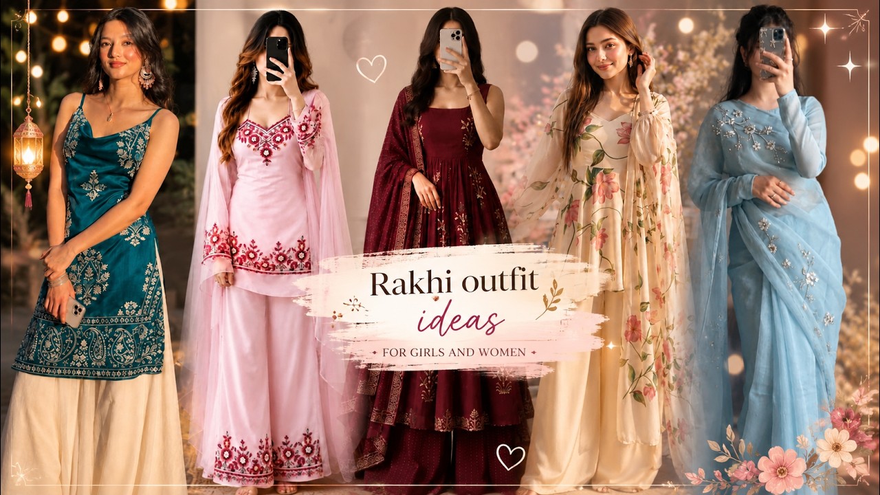 Rakhi outfit ideas for girls and women 2026 / Latest Rakshabandhan dress collection / Rakshabandh...
